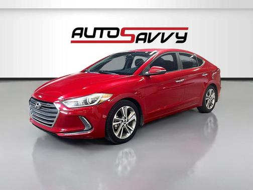 Scarlet Red Pearl 2017 Hyundai ELANTRA Limited
