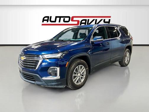 Northsky Blue Metallic 2022 Chevrolet Traverse LT Cloth
