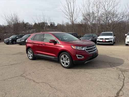 Canyon Ridge Metallic 2017 Ford Edge Titanium