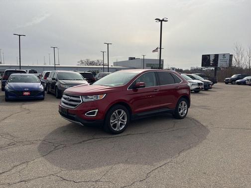 Canyon Ridge Metallic 2017 Ford Edge Titanium
