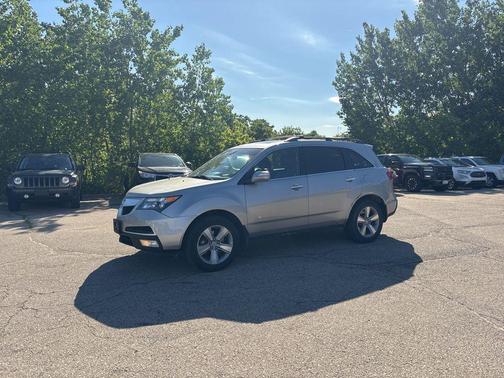 Palladium Metallic 2012 Acura MDX 3.7L Technology