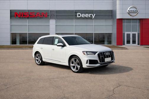 Glacier White Metallic 2020 Audi Q7 55 Prestige