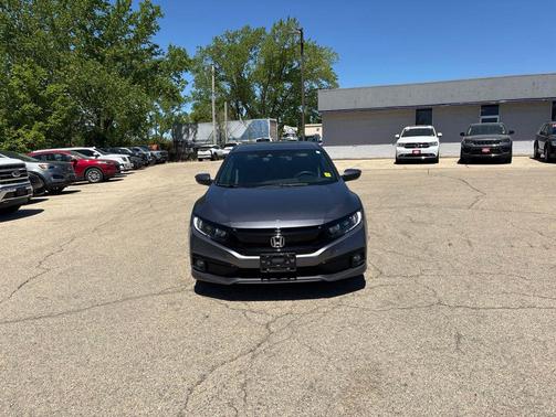 Modern Steel Metallic 2021 Honda Civic Sport