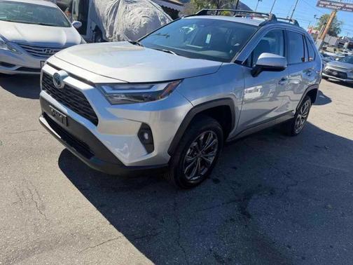 Silver Sky Metallic 2022 Toyota RAV4 Hybrid XLE Premium