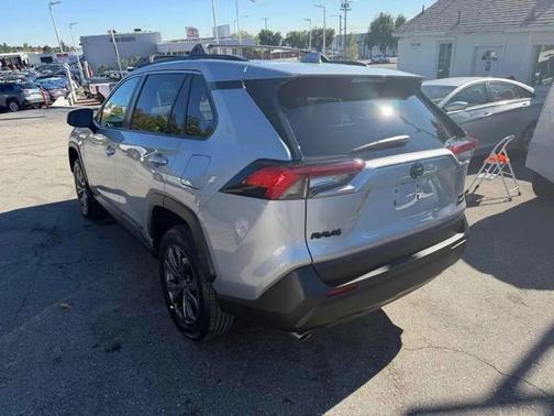 Silver Sky Metallic 2022 Toyota RAV4 Hybrid XLE Premium