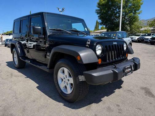 Black 2008 Jeep Wrangler Unlimited X