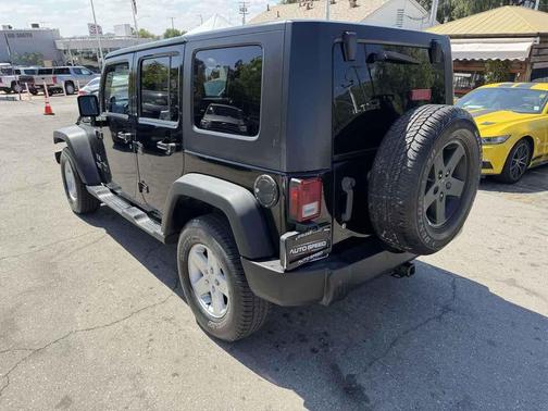 Black 2008 Jeep Wrangler Unlimited X