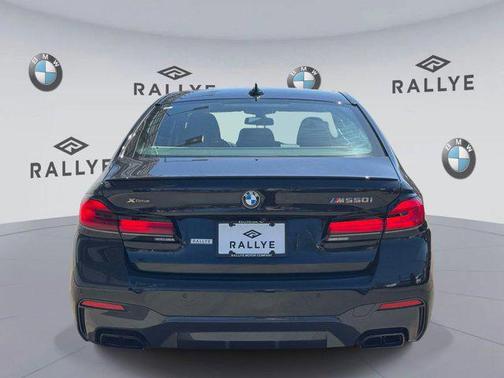 Black Sapphire Metallic 2023 BMW M550 i Xdrive