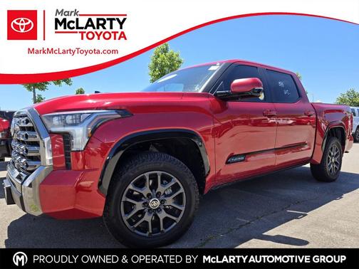 Supersonic Red 2024 Toyota Tundra Platinum