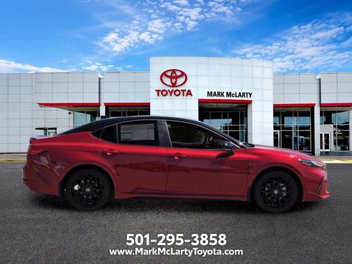 Supersonic Red w/Midnight Black Metallic Roof 2026 Toyota Camry XSE