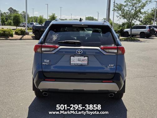 Cavalry Blue 2022 Toyota RAV4 Hybrid SE
