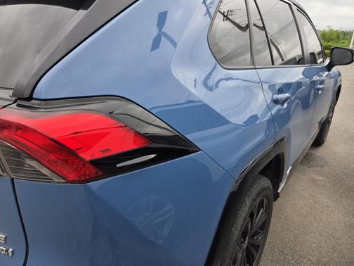 Cavalry Blue 2022 Toyota RAV4 Hybrid SE