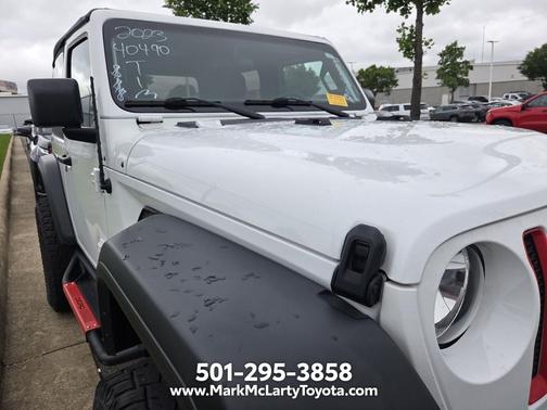 Bright White Clearcoat 2023 Jeep Wrangler Sport S