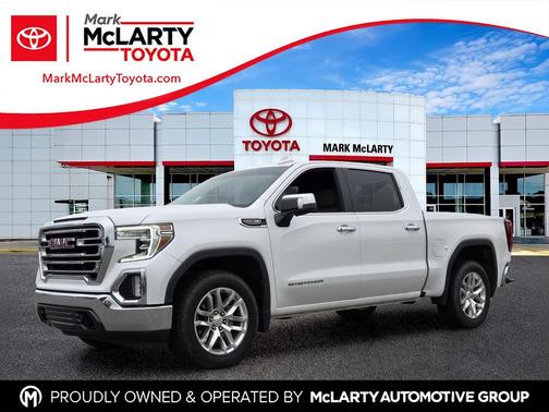 White Frost Tricoat 2021 GMC Sierra 1500 SLT