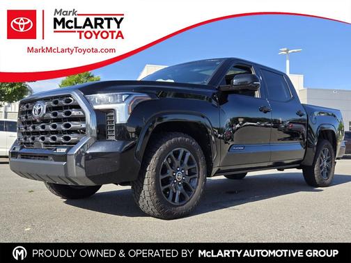 Midnight Black Metallic 2023 Toyota Tundra Platinum