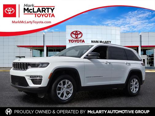 Bright White Clearcoat 2023 Jeep Grand Cherokee Limited