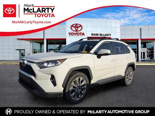 Super White 2020 Toyota RAV4 XLE Premium
