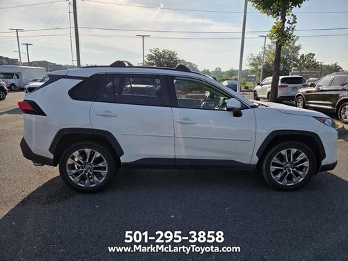 Super White 2020 Toyota RAV4 XLE Premium