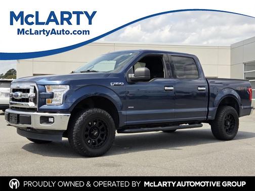 Blue 2017 Ford F-150 XLT