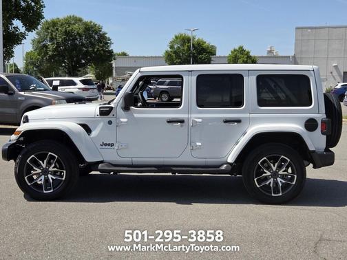 Bright White Clearcoat 2024 Jeep Wrangler 4xe Sport S
