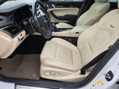 Crystal White Tricoat 2019 Cadillac CTS 2.0L Turbo Luxury