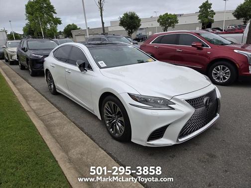 White Pearl 2018 Lexus LS 500 Base