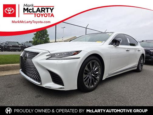 White Pearl 2018 Lexus LS 500 Base