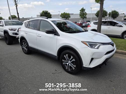 Super White 2017 Toyota RAV4 LE