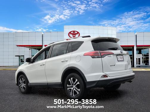Super White 2017 Toyota RAV4 LE