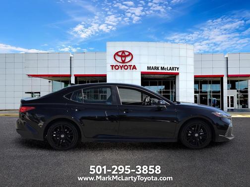 Midnight Black Metallic 2025 Toyota Camry SE