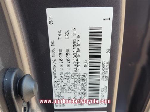 2025 Toyota Tundra SR