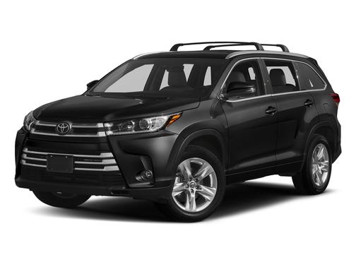 Midnight Black Metallic 2017 Toyota Highlander Limited