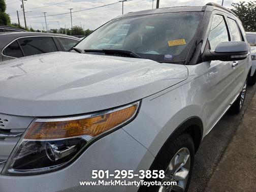 White Platinum Clearcoat Metallic 2014 Ford Explorer Limited