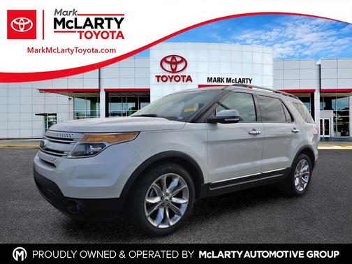 White Platinum Clearcoat Metallic 2014 Ford Explorer Limited