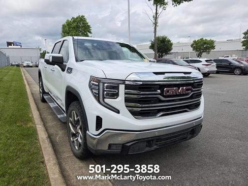 Summit White 2022 GMC Sierra 1500 SLT