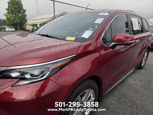 Ruby Flare Pearl 2024 Toyota Sienna Platinum