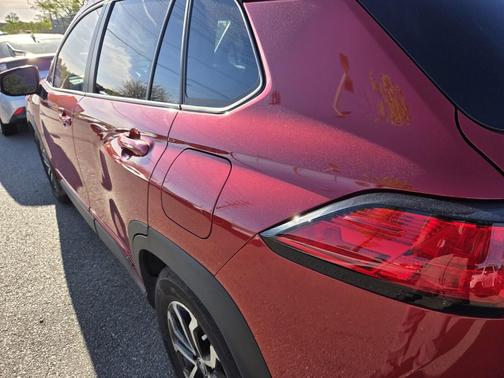 Barcelona Red Metallic 2023 Toyota Corolla Hybrid SE