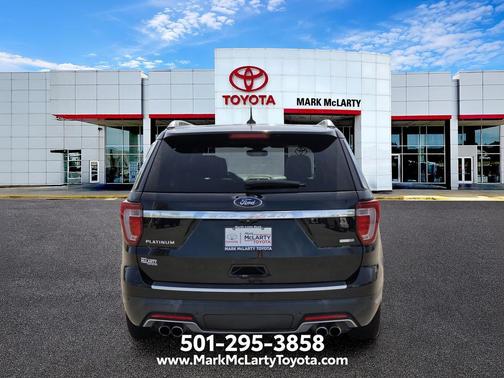 Shadow Black 2018 Ford Explorer Platinum