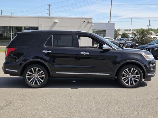 Shadow Black 2018 Ford Explorer Platinum