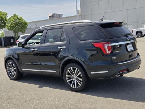 Shadow Black 2018 Ford Explorer Platinum