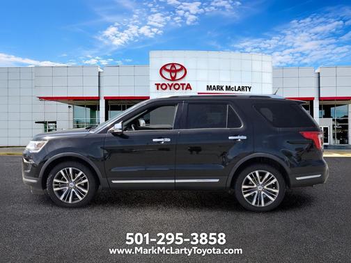Shadow Black 2018 Ford Explorer Platinum