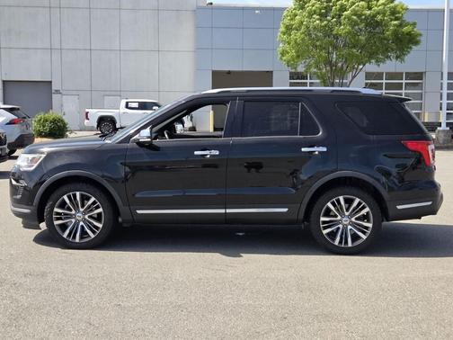Shadow Black 2018 Ford Explorer Platinum