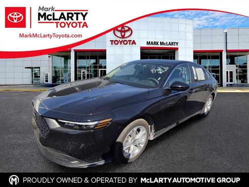 Crystal Black Pearl 2025 Honda Accord LX 1.5T