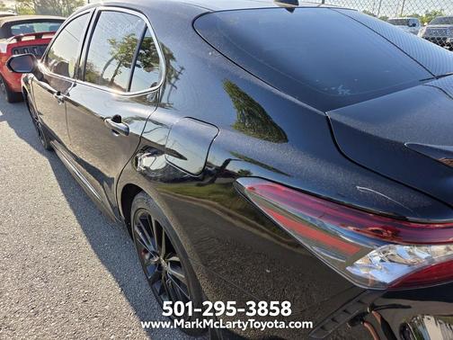 Midnight Black Metallic 2021 Toyota Camry XSE
