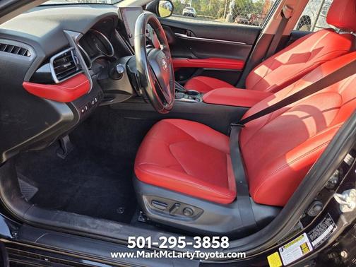 Midnight Black Metallic 2021 Toyota Camry XSE
