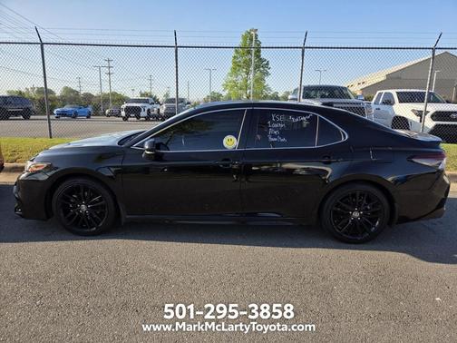 Midnight Black Metallic 2021 Toyota Camry XSE