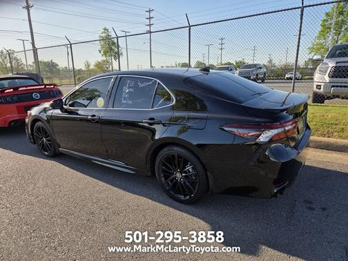 Midnight Black Metallic 2021 Toyota Camry XSE