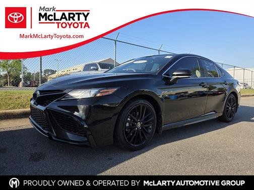 Midnight Black Metallic 2021 Toyota Camry XSE