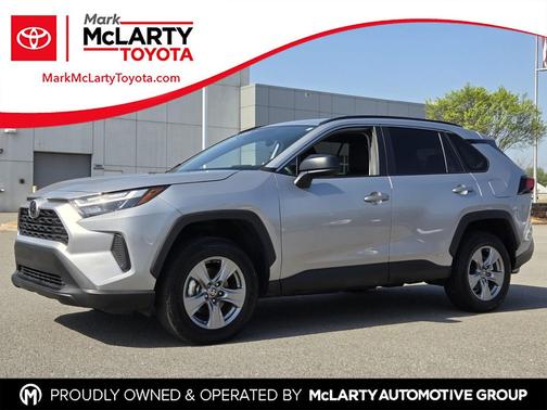 Silver Sky Met/Black Met 2025 Toyota RAV4 Hybrid LE