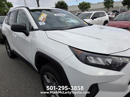 White 2022 Toyota RAV4 Hybrid LE